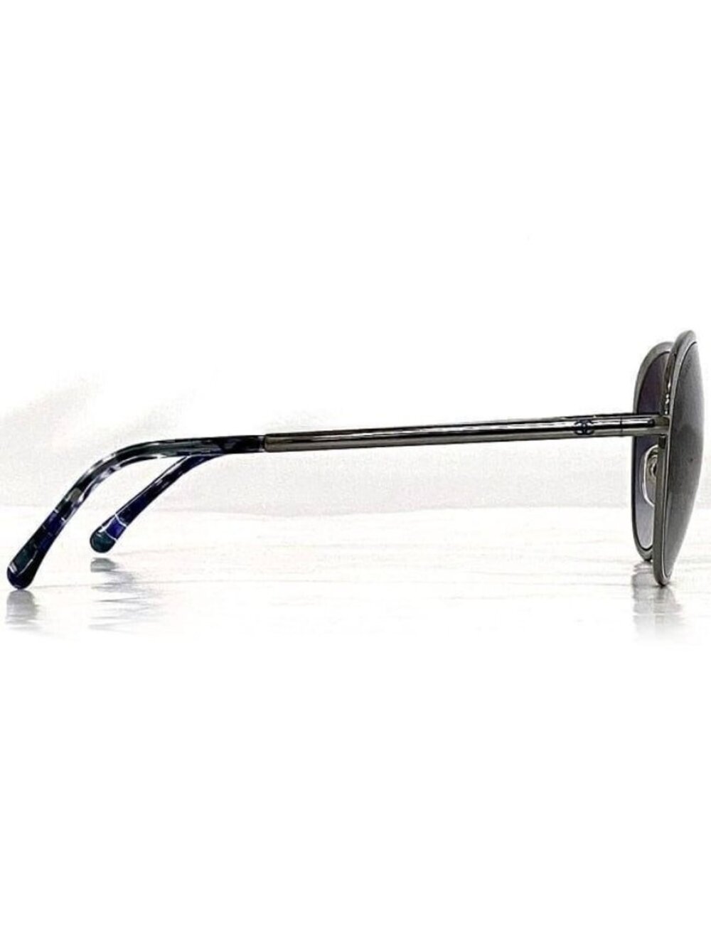 Chanel Sunglasses Silver Gradient with Coco Mark - Picture 3 of 10